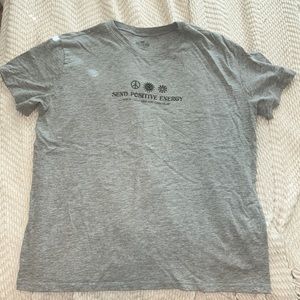 over sized send positive energy shirt